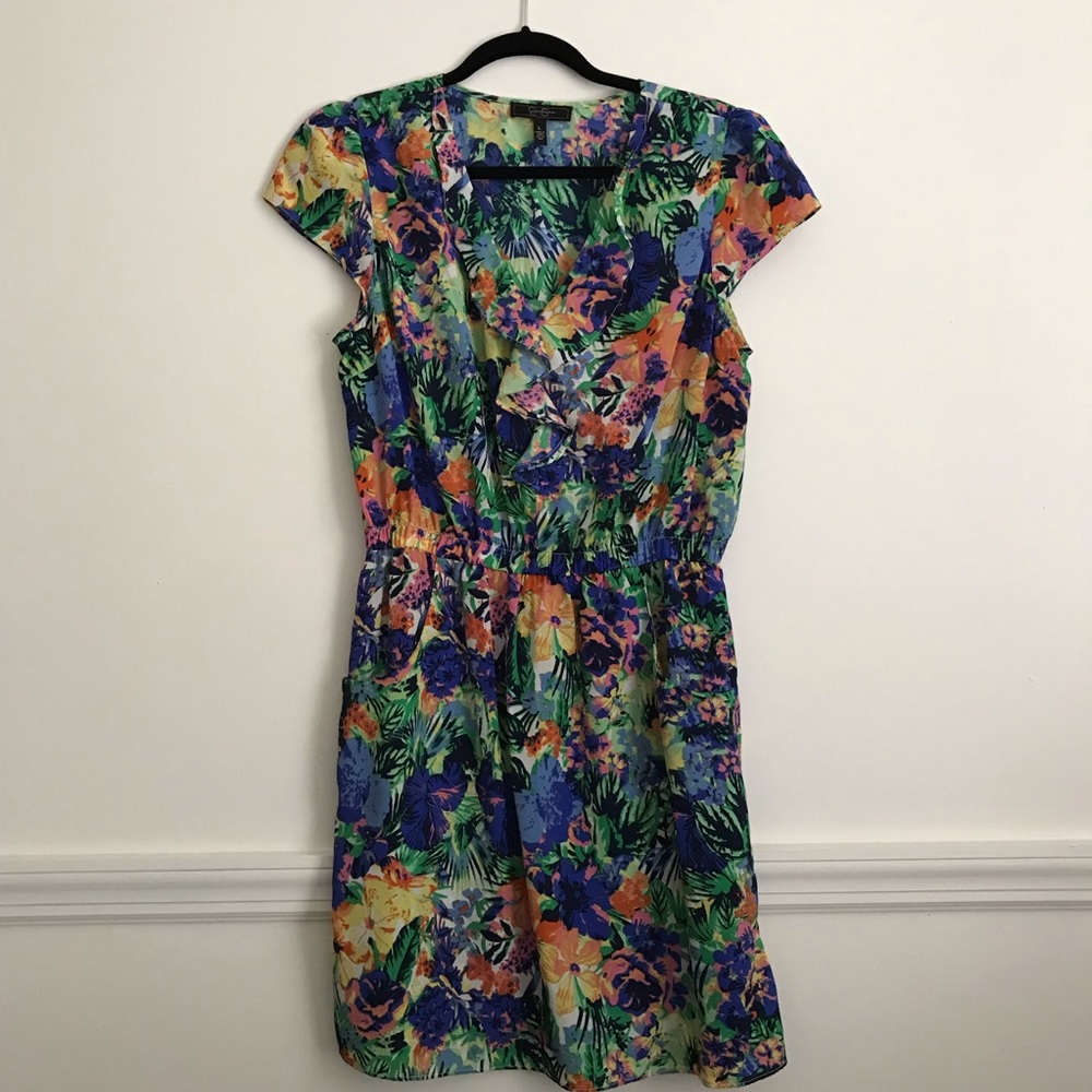 Jessica Simpson tropical dress